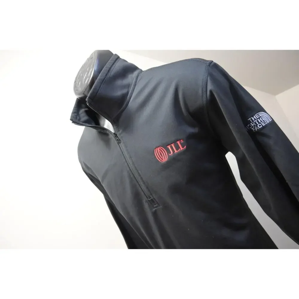 North Face 1/4 Zip Fleece Jacket Performance Pullover‎ Black Mens Size Medium